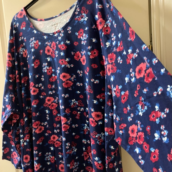 Lovely Dress Dark Blue DREAMS CO. Size 5X/6X Plus - Picture 1 of 6